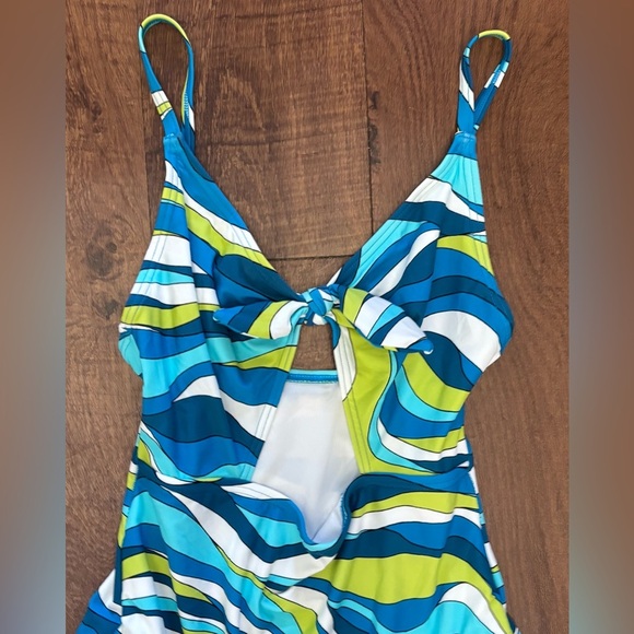 Michael kors women’s one 1 piece bathing swim suit Sz 8 - Picture 2 of 8